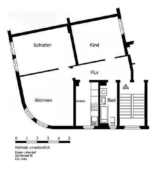 3-Zimmer-Wohnung in Essen Altendorf
